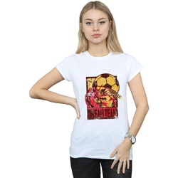Vêtements Femme T-shirts manches longues Dc Comics Batman Football Dream Team Blanc