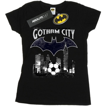 Vêtements Femme T-shirts manches longues Dc Comics Batman Football Gotham City Noir