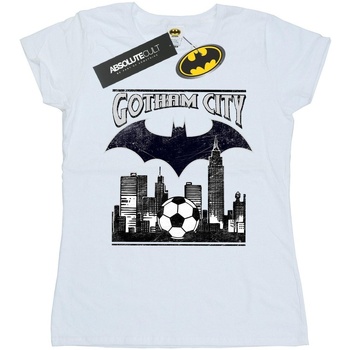 Vêtements Femme T-shirts manches longues Dc Comics Batman Football Gotham City Blanc