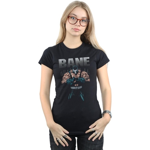Vêtements Femme T-shirts manches longues Dc Comics Batman Bane Noir