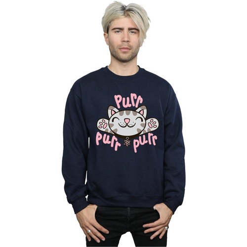 Vêtements Homme Sweats Big Bang Theory Soft Kitty Purr Bleu