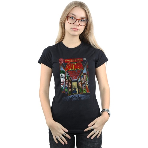 Vêtements Femme T-shirts manches longues Dc Comics Batman Rogues Gallery Cover Noir