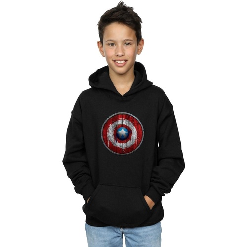 Vêtements Garçon Sweats Marvel Captain America Wooden Shield Noir