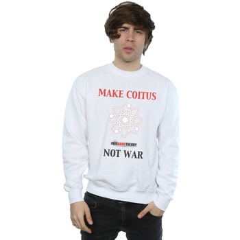 Vêtements Homme Sweats The Big Bang Theory Make Coitus Not War Blanc