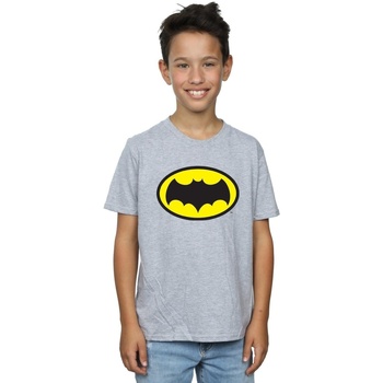 Vêtements Garçon T-shirts manches courtes Dc Comics Batman TV Series Logo Gris