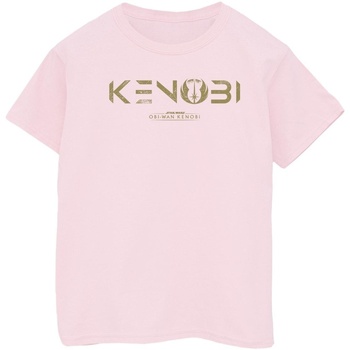 Vêtements Garçon T-shirts manches courtes Disney Obi-Wan Kenobi Logo Rouge