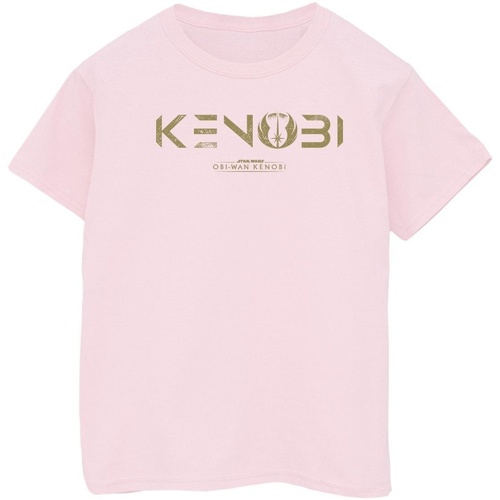 Vêtements Garçon T-shirts manches courtes Disney Obi-Wan Kenobi Logo Rouge