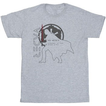 Vêtements Garçon T-shirts manches courtes Star Wars: Obi-Wan Kenobi Vader No Mercy Gris