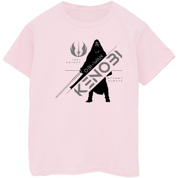 Vêtements Garçon T-shirts manches courtes Disney Obi-Wan Kenobi Jedi Knight Rouge
