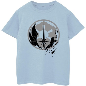 Vêtements Garçon T-shirts manches courtes Disney Obi-Wan Kenobi Fractured Logos Bleu