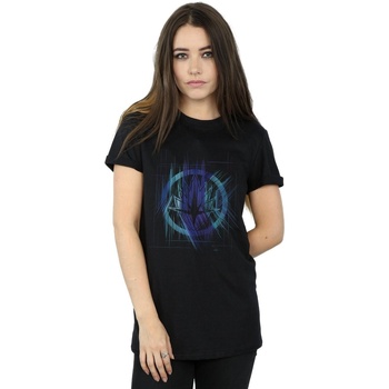 Vêtements Femme T-shirts manches longues Marvel Avengers Infinity War Guardian Lines Noir