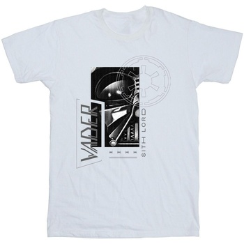 Vêtements Garçon T-shirts manches courtes Disney Obi-Wan Kenobi Sith SciFi Collage Blanc