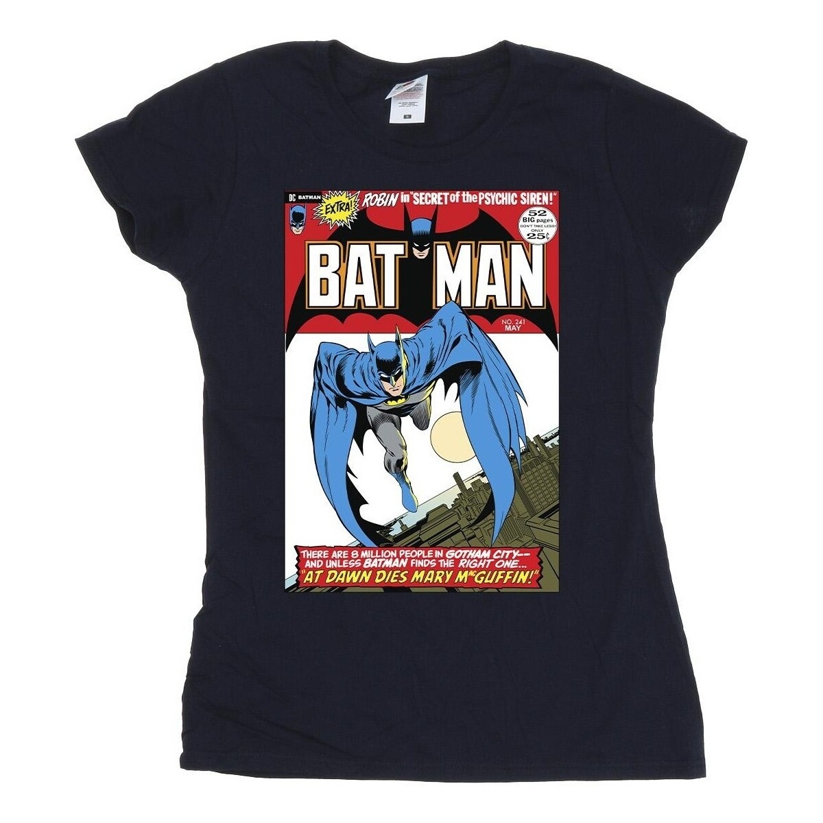 Vêtements Femme T-shirts manches longues Dc Comics Running Batman Cover Bleu