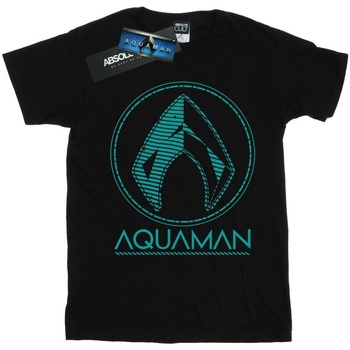 Dc Comics Aquaman Aqua Logo Noir
