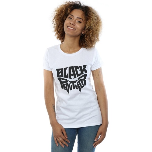 Vêtements Femme T-shirts manches longues Marvel Rideaux / stores Blanc