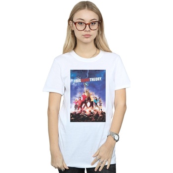Vêtements Femme T-shirts manches longues The Big Bang Theory Character Poster Blanc