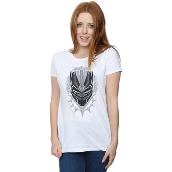Vêtements Femme T-shirts manches longues Marvel Agents Of Shield Breast Print Blanc