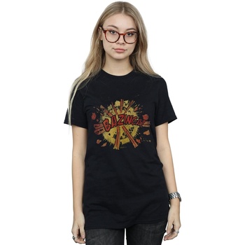 Vêtements Femme T-shirts manches longues Désir De Fuiteory Bazinga Explosion Noir