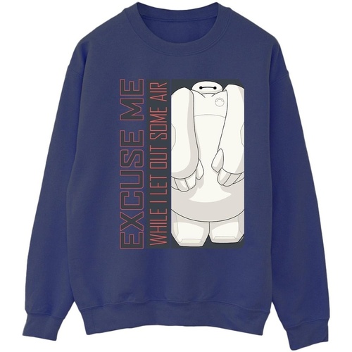 Vêtements Femme Sweats Disney Selected Femme sweater with balloon sleeve in white Some Air Bleu