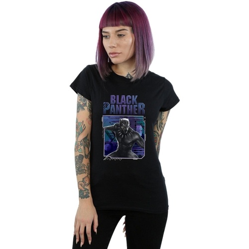 Vêtements Femme T-shirts manches longues Marvel Avengers Infinity War Black Noir