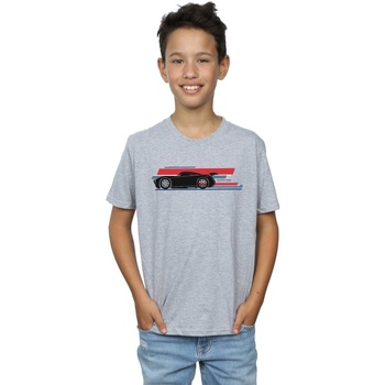 Vêtements Garçon T-shirts manches courtes Disney Cars Jackson Storm Stripes Gris