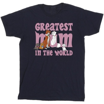 Vêtements Homme T-shirts manches longues Disney The Aristocats Greatest Mum Bleu