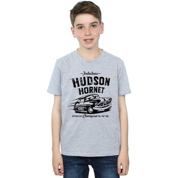 Vêtements Garçon T-shirts manches courtes Disney Cars Hudson Hornet Gris
