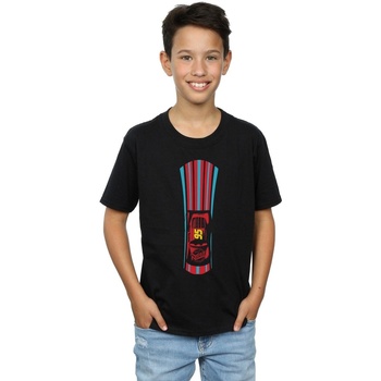Vêtements Garçon T-shirts manches courtes Disney Cars Lightning McQueen Stripes Noir