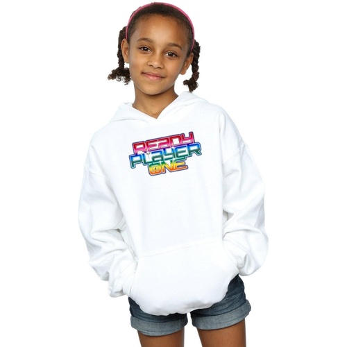Vêtements Fille Sweats Ready Player One Rainbow Logo Blanc