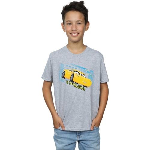 Vêtements Garçon T-shirts manches courtes Disney Cars Cruz Ramirez Gris