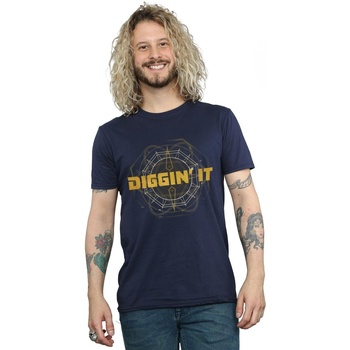 Vêtements Homme T-shirts manches longues Disney Artemis Fowl Diggin' It Bleu