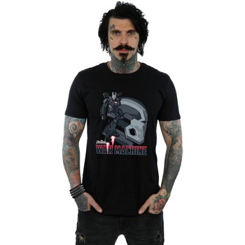 Vêtements Homme T-shirts manches longues Marvel Canapés 2 places War Machine Character Noir