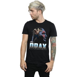 Vêtements Homme T-shirts manches longues Marvel Avengers Infinity War Drax Character Noir