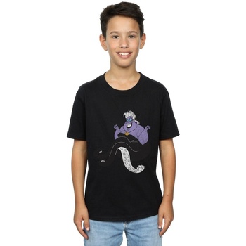 Vêtements Garçon T-shirts manches courtes Disney The Little Mermaid Classic Ursula Noir