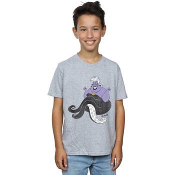 Vêtements Garçon T-shirts manches courtes Disney The Little Mermaid Classic Ursula Gris