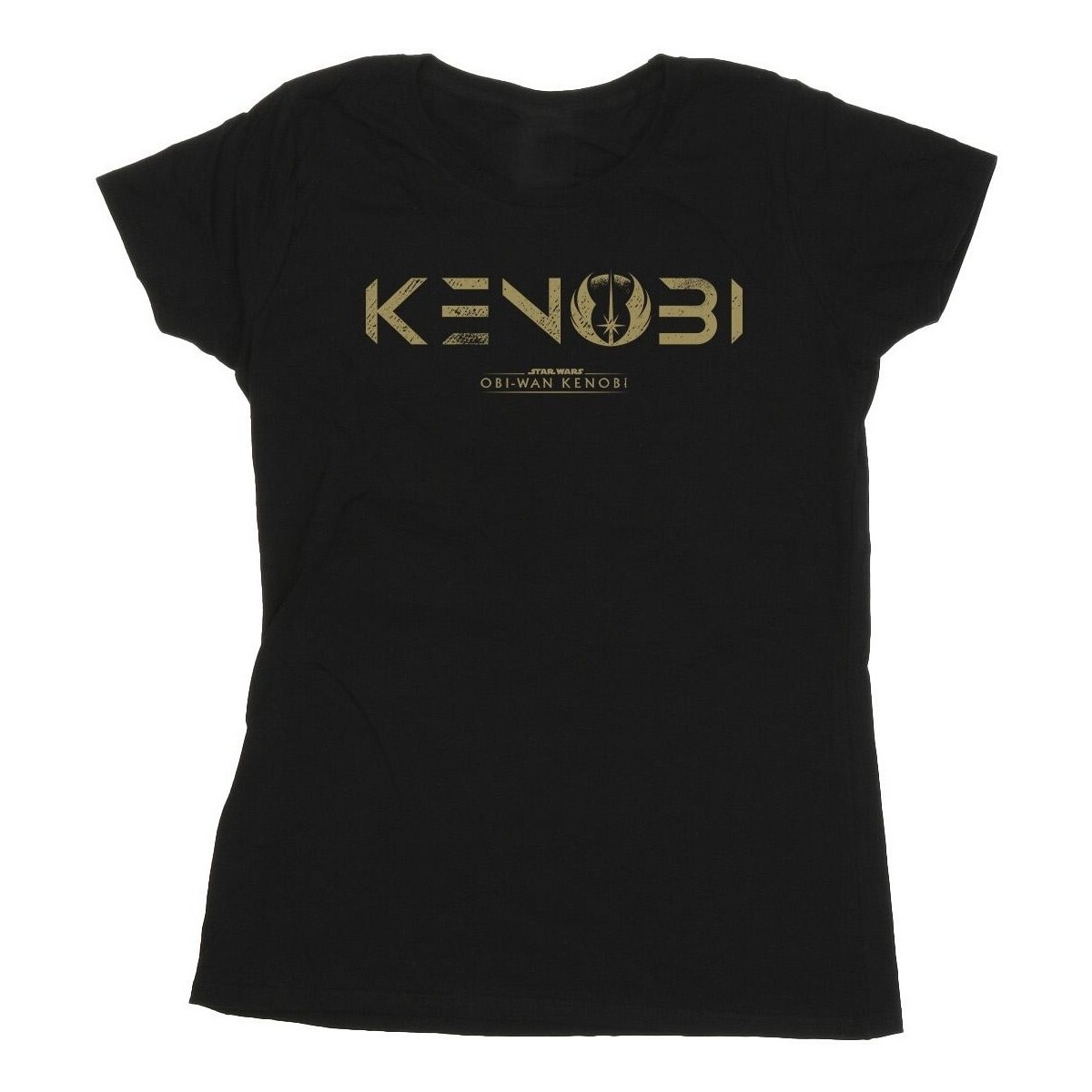 Vêtements Femme T-shirts manches longues Disney Obi-Wan Kenobi Logo Noir