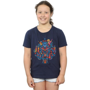 Vêtements Fille T-shirts manches longues Disney  Bleu