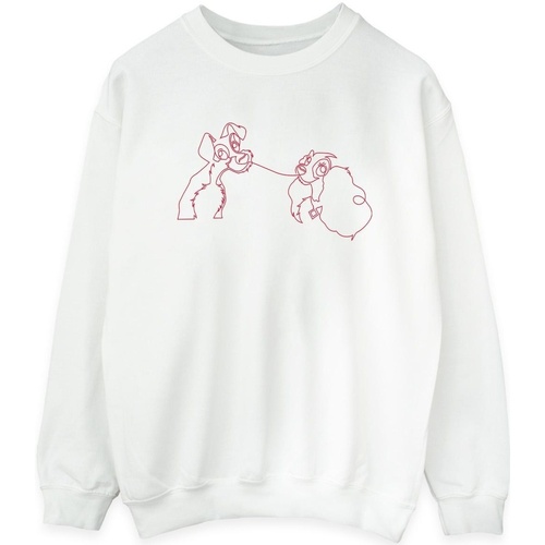 Vêtements Femme Sweats Disney Lilo & Stitch Angel Outline Blanc