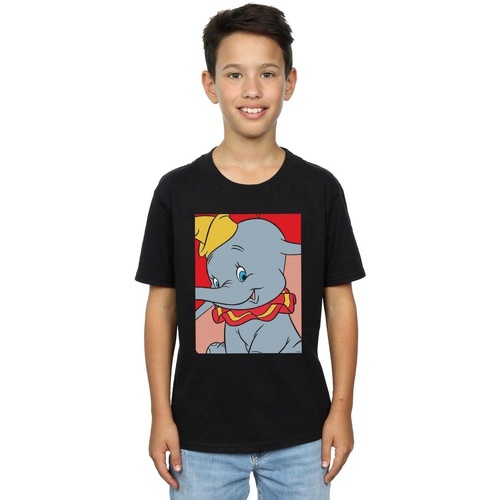 Vêtements Garçon T-shirts manches courtes Disney Dumbo Portrait Noir