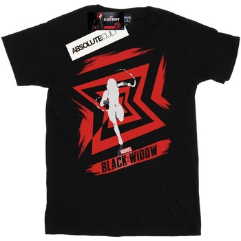 Vêtements Homme T-shirts manches longues Marvel Black Widow Movie Icon Run Noir