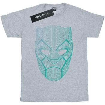 Vêtements Femme T-shirts manches longues Marvel Black Panther Tribal Mask Gris