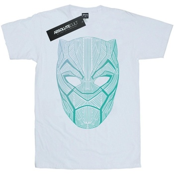 Vêtements Femme T-shirts manches longues Marvel Black Panther Tribal Mask Blanc