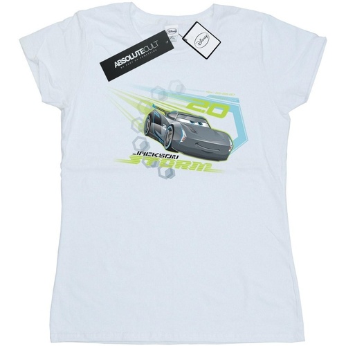 Vêtements Femme T-shirts manches longues Disney Cars Jackson Storm Blanc