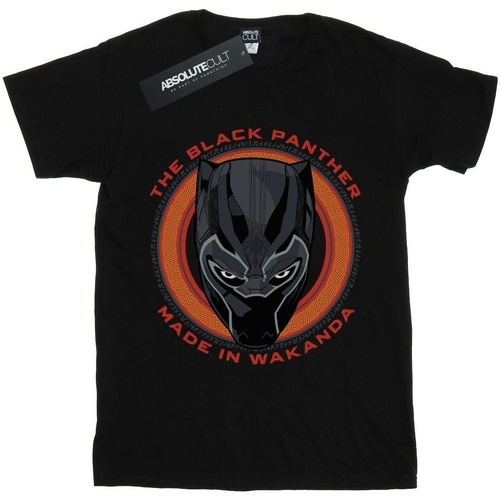 Vêtements Femme T-shirts manches longues Marvel Black Panther Made in Wakanda Red Noir
