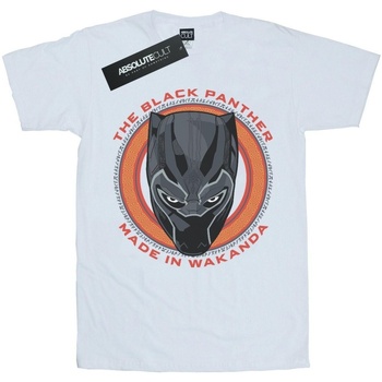 Vêtements Femme T-shirts manches longues Marvel Black Panther Made in Wakanda Red Blanc