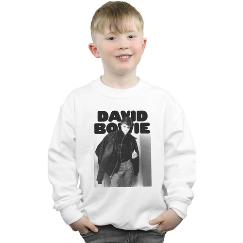 Vêtements Garçon Sweats David Bowie Jacket Photograph Blanc