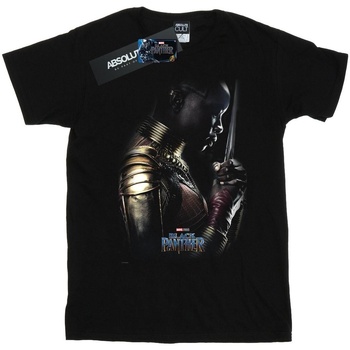Vêtements Femme T-shirts manches longues Marvel Black Panther Okoye Poster Noir