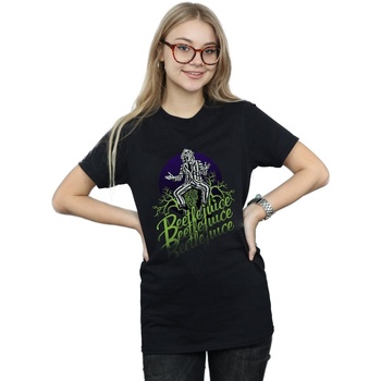 Vêtements Femme T-shirts manches longues Beetlejuice  Noir