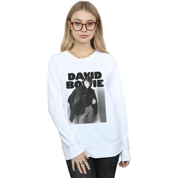 Vêtements Femme Sweats David Bowie Jacket Photograph Blanc