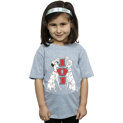 Vêtements Fille T-shirts manches longues Disney 101 Dalmatians Family Gris